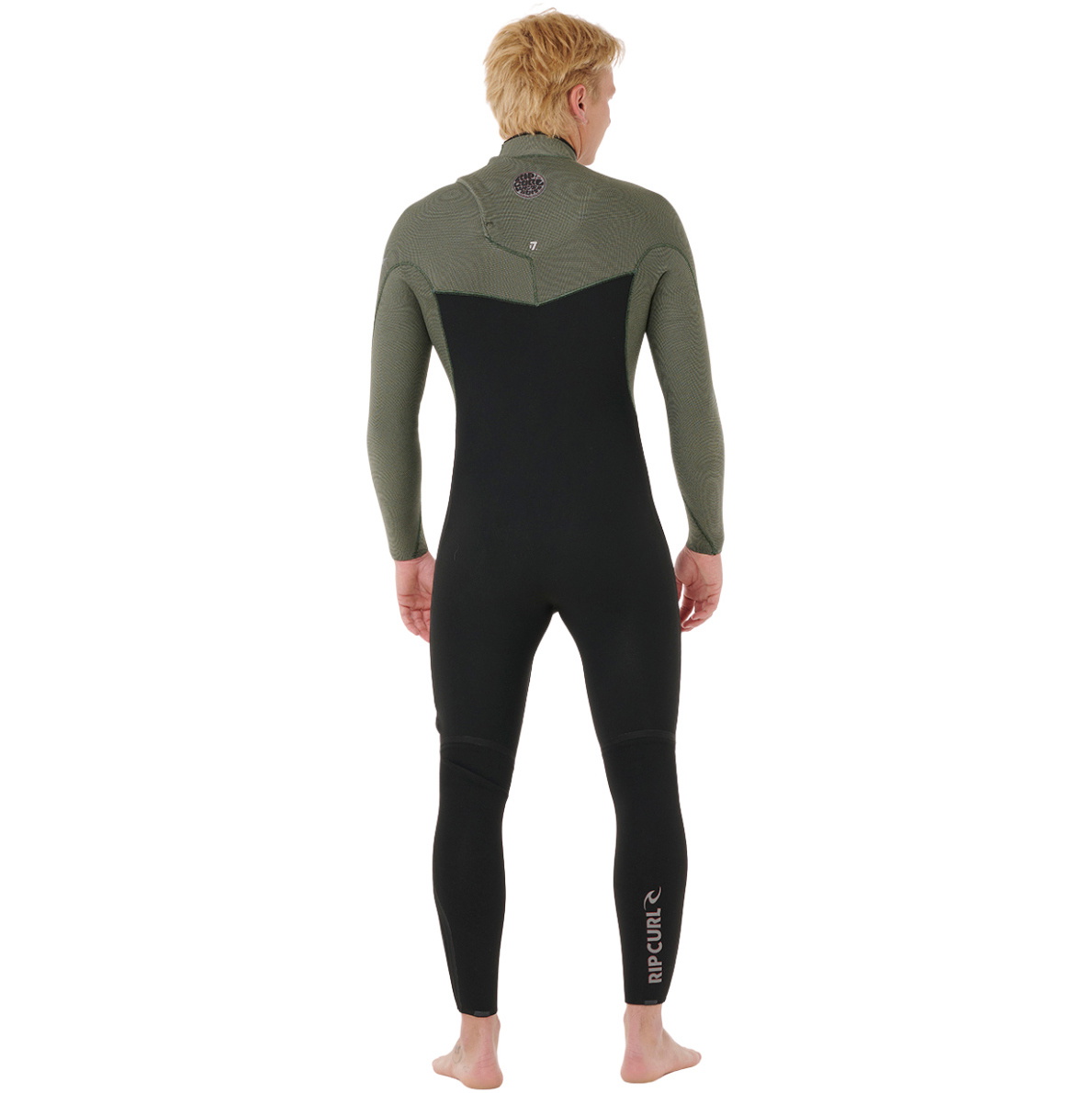 2026 Rip Curl Flashbomb Pro 4/3mm Zip Free Våddragt 17FMFS - Til Mænd Deep Cactus